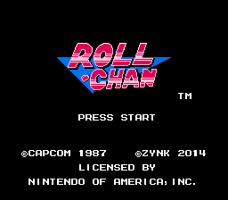 Roll-chan (Mega Man 8 Roll) Title Screen